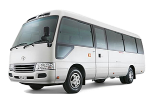 Transfer service , The Toyota Coaster provides good room and comfort for up to 20 passengers