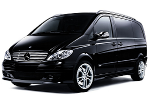 Transfer service , The Mercedes Vito minivan provides premier comfort and luxury for a group of up to 6 passengers. A great alternative to using multiple luxury sedans for a group of 4 to 6 passengers.